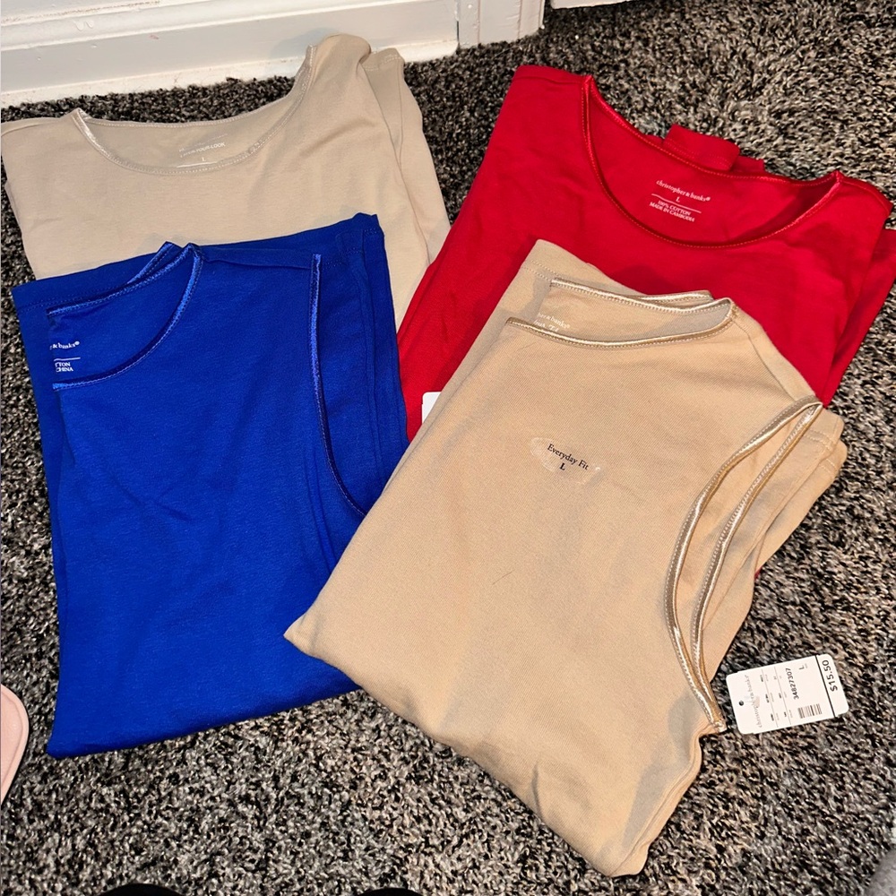 Christopher & Banks Women’s Tops 4 Pack